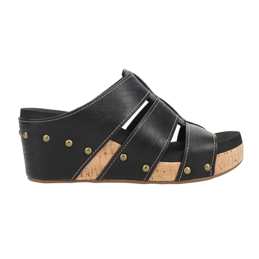 Corkys Black Catch Of The Day Sandals