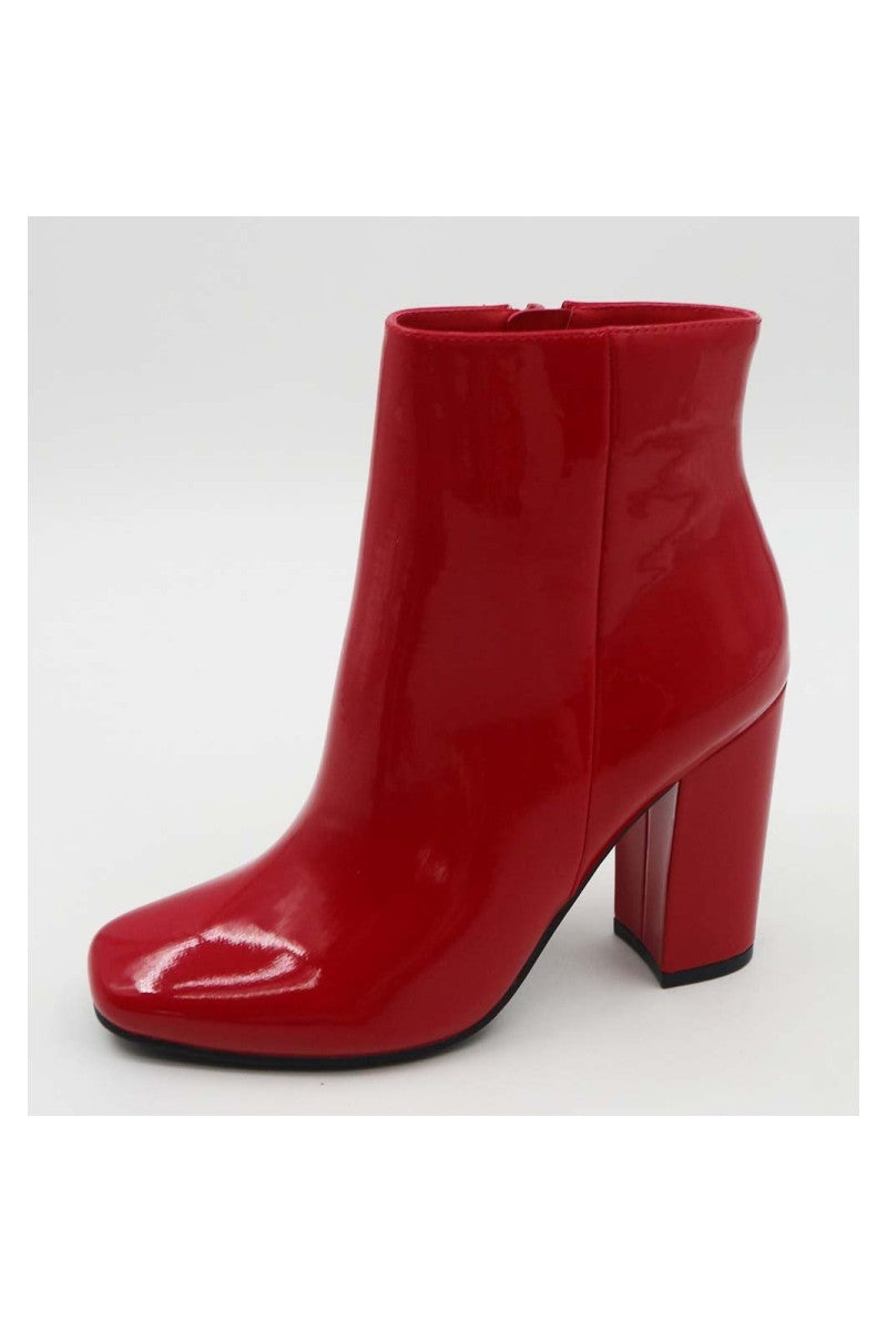 Red Love You More Patent Boots