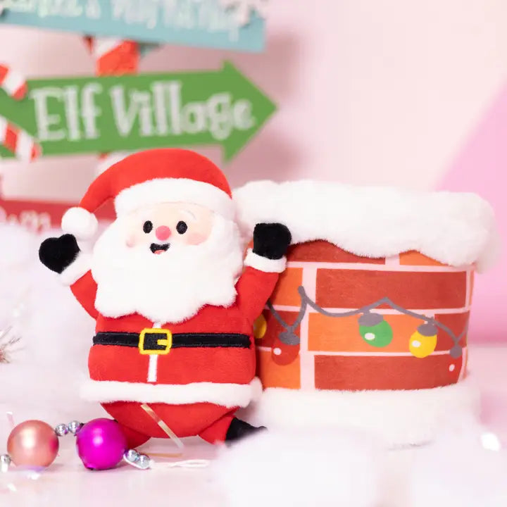 Santa in Chimney Plushie