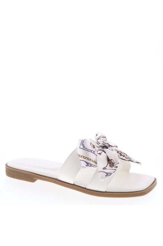 White Knot Your Average Sandals