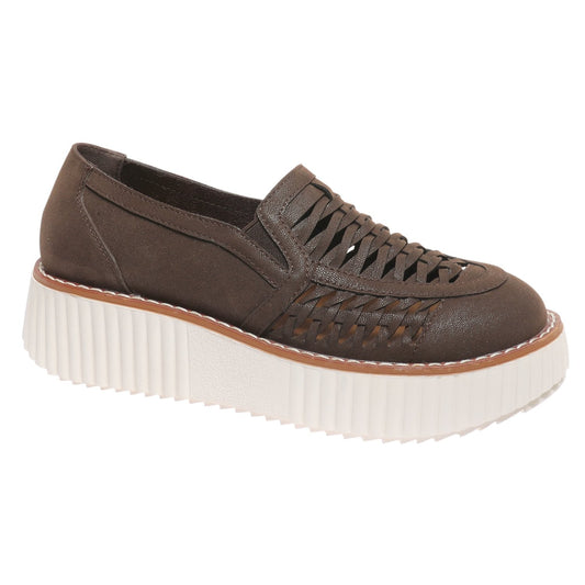 Brown Comes And Goes Platform Flats