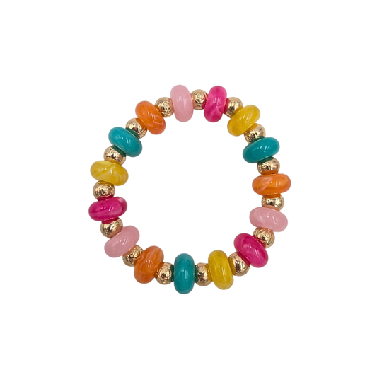 Rainbow Candy Stretch Bracelet