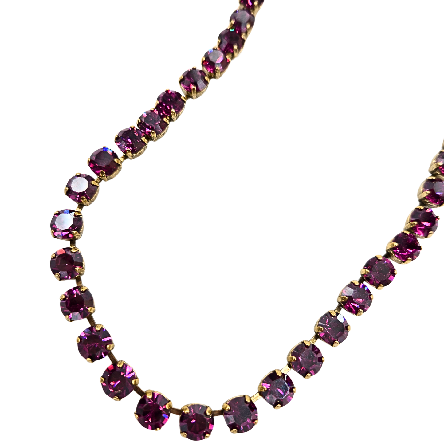 TOVA - The Vanessa Necklace in Fuchsia Luster D