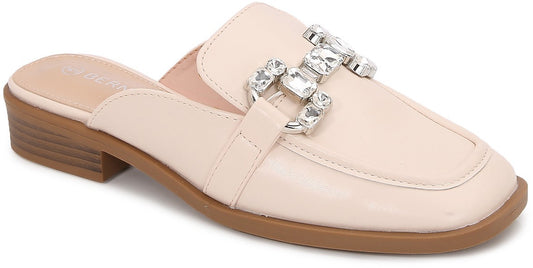 Beige Making Moves Mules