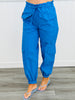 Blue Cargo Parachute Pants (Reg.)