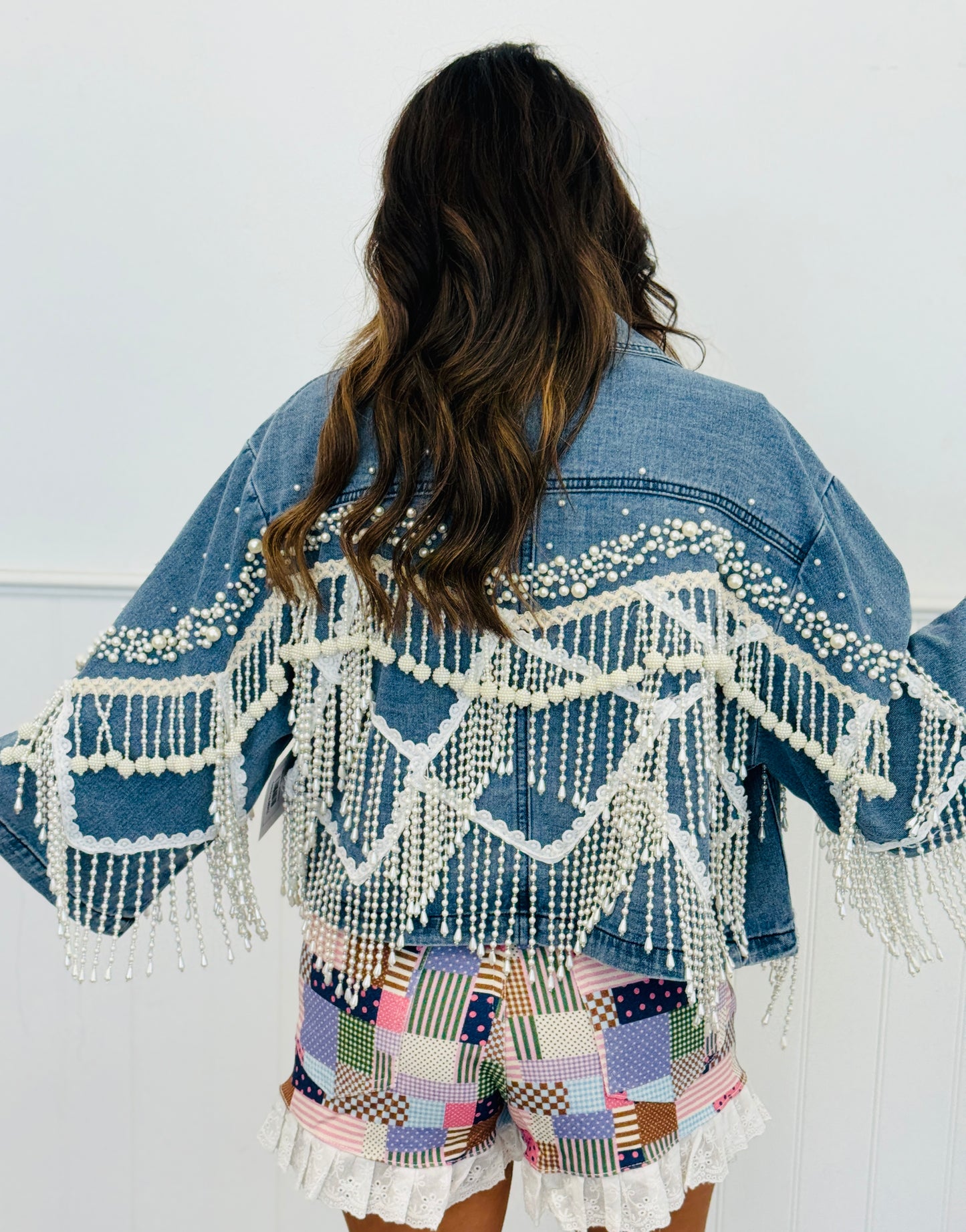 Denim Dancing Pearl Jacket (Reg.)