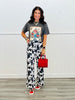Cozy Cow Print Pants (Reg. and Plus) - 2 Colors