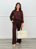Coco Pullover Knit Sweatshirt & Pant Set (Reg.)