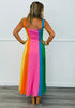Rainbow Striped Maxi Dress (Reg.)