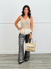 Luxe Leopard Wide Leg Pants (Reg & Plus)