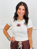 Football Bow Short Sleeve Top (Reg.)