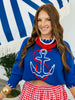 Royal Anchor Knit Sweater Top (Reg.)