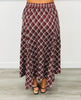 Plaid Midi Handkerchief Skirt (Reg.)-2 Colors