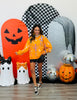 Queen Of Sparkles Orange Dancing Skeleton Sweatshirt (Reg. and Plus)