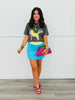 Patchwork Horse Graphic Tee (Reg. and Plus)