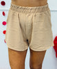Mocha Button Up Top & Shorts Set (Reg. and Plus)