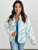 Floral Quilted Jacket (Reg) - 2 Colors