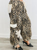 POL Sand Leopard Crochet Lace Patch Pants (Reg.)