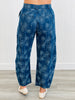 Textured Flower Power Barrel Jeans (Reg & Plus)