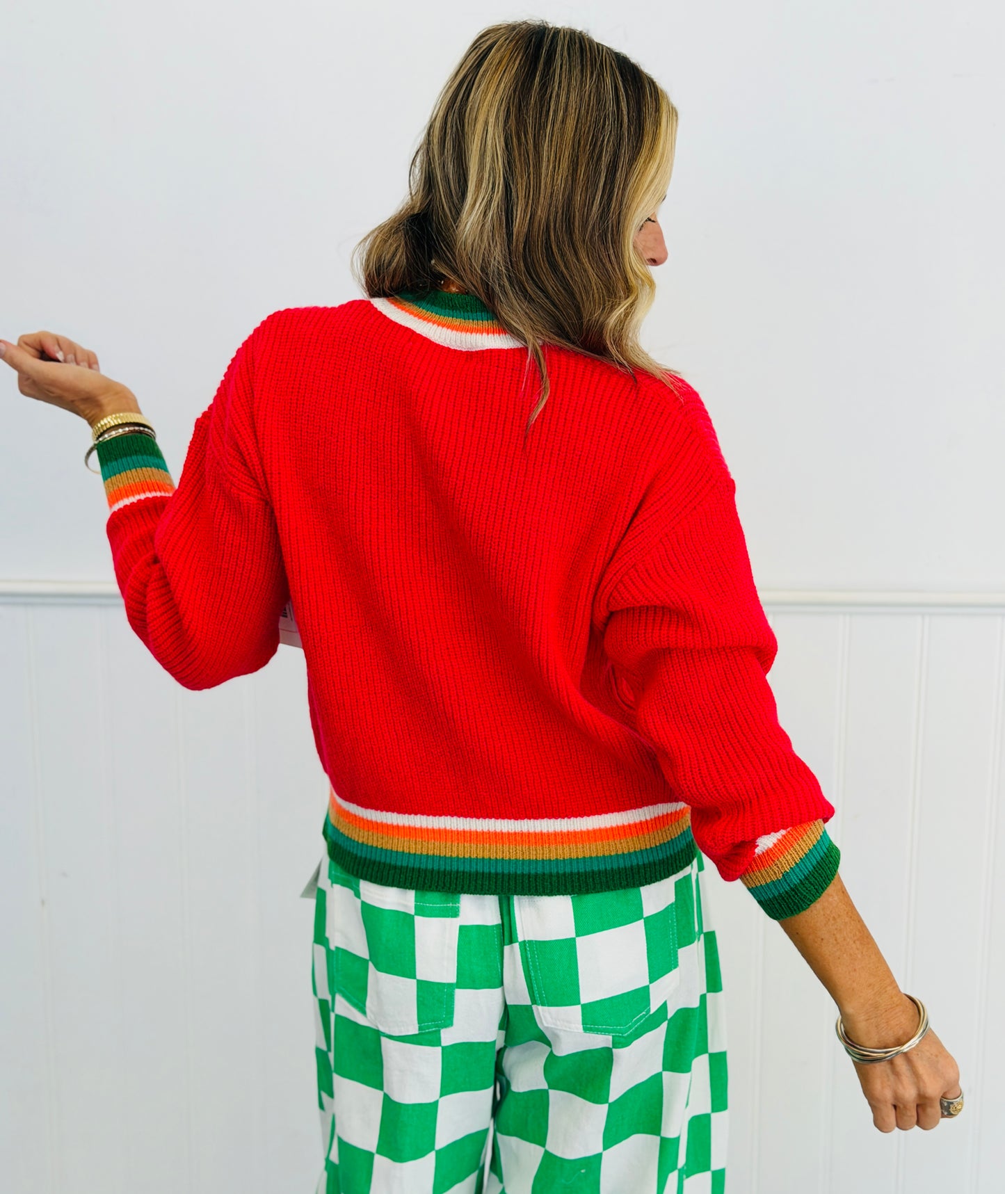 Red Merry & Bright Graphic Sweater (Reg & Plus)