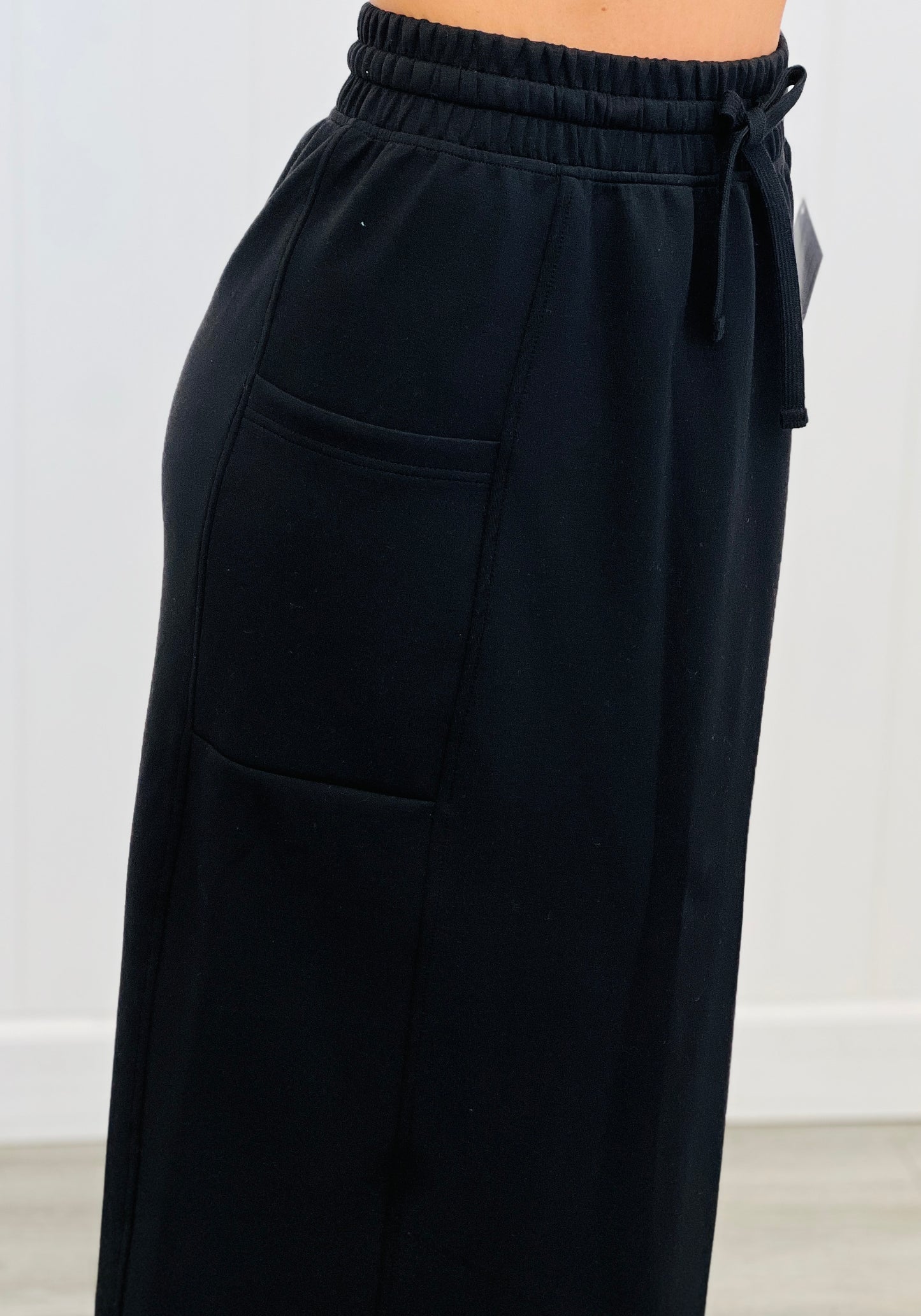 Modal Scuba Long Skirt (Reg & Plus)-2 Colors