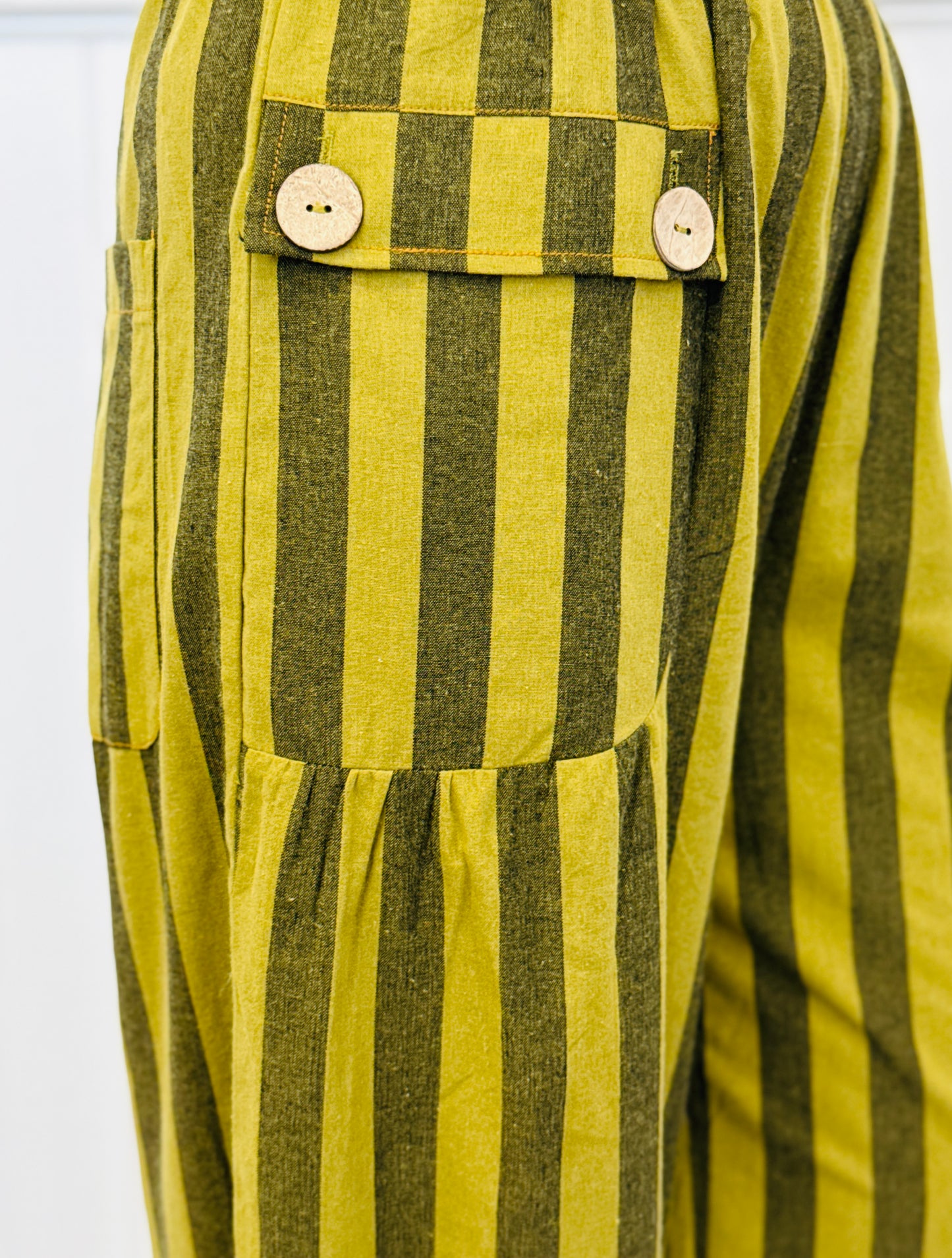 Thyme Stripe Cargo Pants (Reg & Plus)