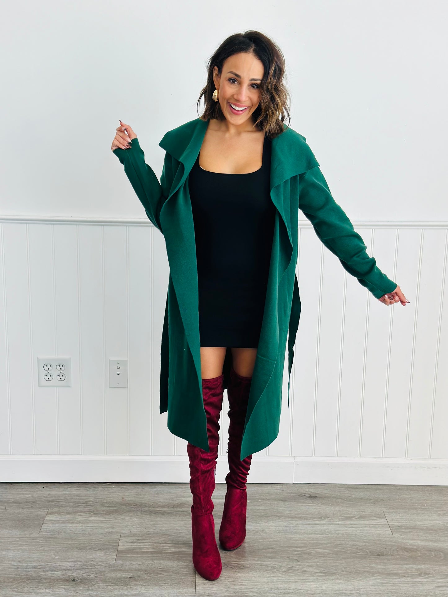 On The Run Wrap Coat (Reg)-3 Colors