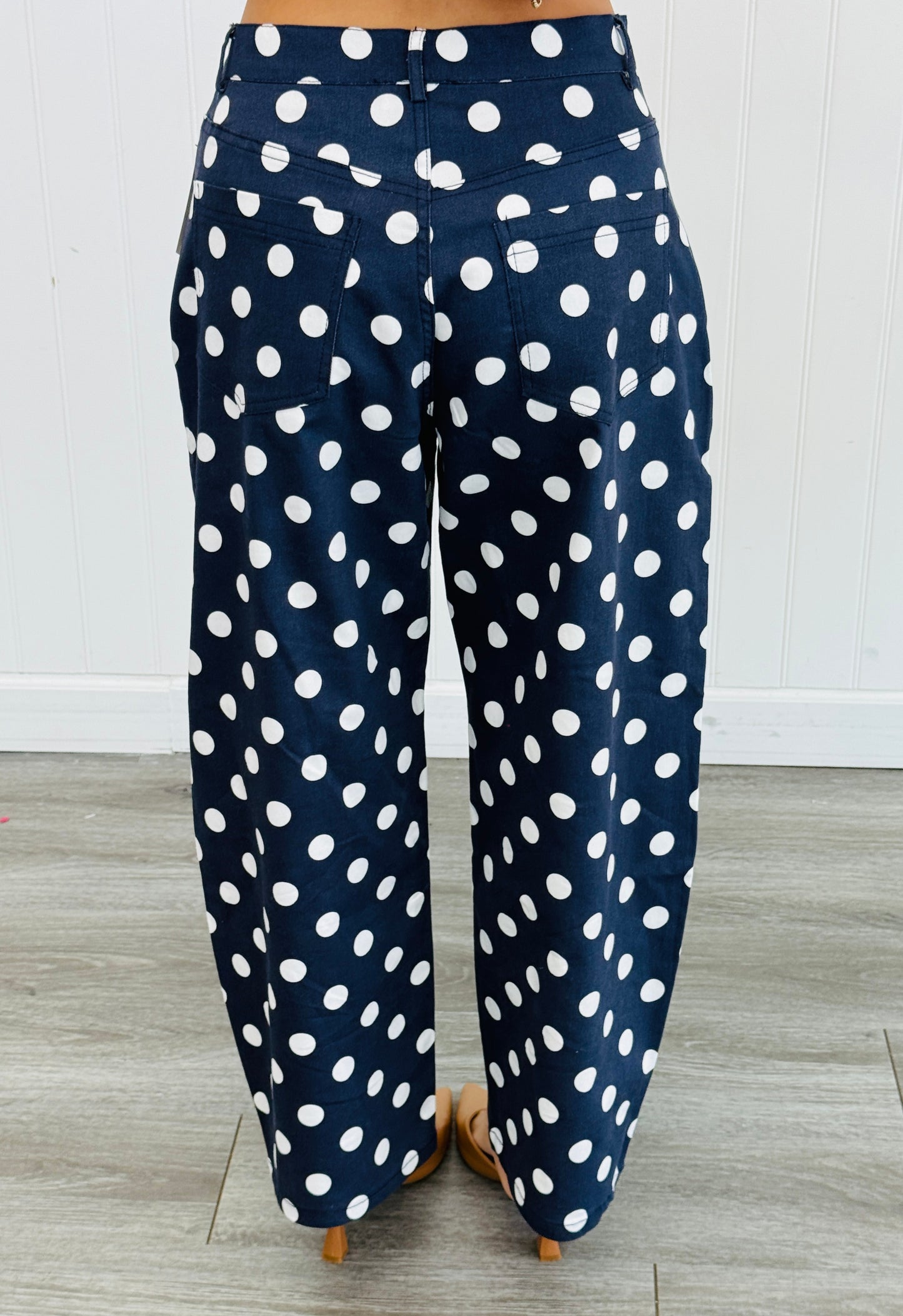 Polka Dot Ankle Pants (Reg & Plus) - 4 Colors
