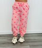 Pink Polka Dot Jogger Sweat Pants (Reg.)