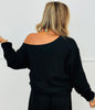 Black One Shoulder Top & Pants Set (Reg.)