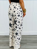 Beige Star Lace Wide Leg Pants (Reg. & Plus)