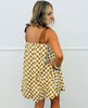 Camel Polka Dot Mini Dress (Reg & Plus)