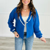 Puff Sleeve Wrapped Sweater Top (Reg) - 2 Colors