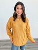 Contrast Chunky Braided Sweater (Reg & Plus)-2 Colors