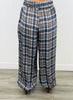 Flowy Plaid Elastic Cuffs Pants (Reg.) - 3 Colors