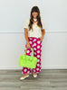 Fuchsia Big Polka Dots Pants (Reg)