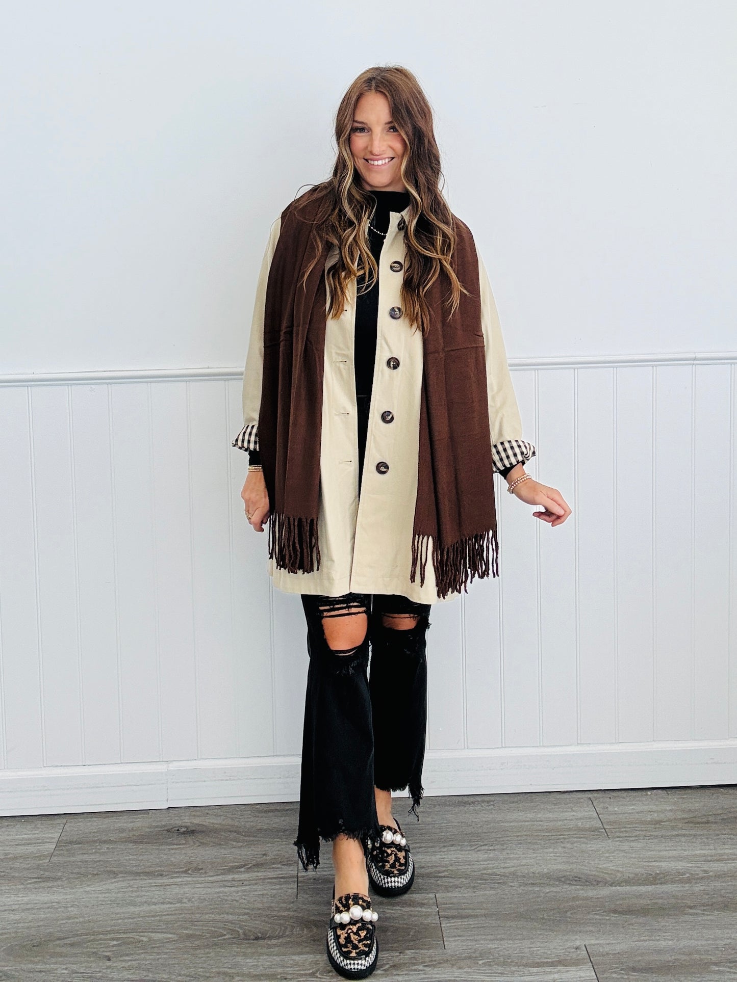 Solid Cashmere Feel Scarf - 6 Colors