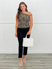 Pearl Trim Tee Top (Reg & Plus)-2 Colors