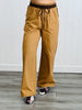 Contrast Waist Tie Pants (Reg.)-2 Colors