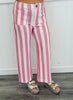 Bold Stripe Ankle Pants (Reg.)-4 Colors