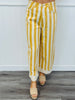 Lt. Yellow Striped Barrel Jeans (Reg.)