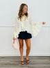 Ruffled Chiffon High Low Blouse (Reg & Plus) - 2 Colors