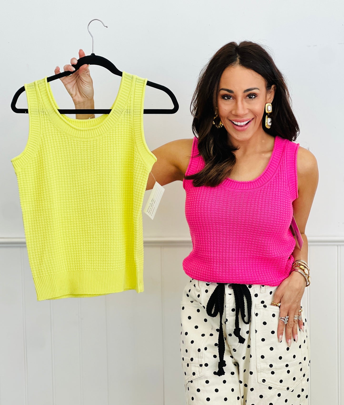 Sweater Knit Tank Top (Reg. & Plus)- 2 Colors