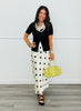 Polka Dot Satin Maxi Skirt (Reg.)-2 Colors