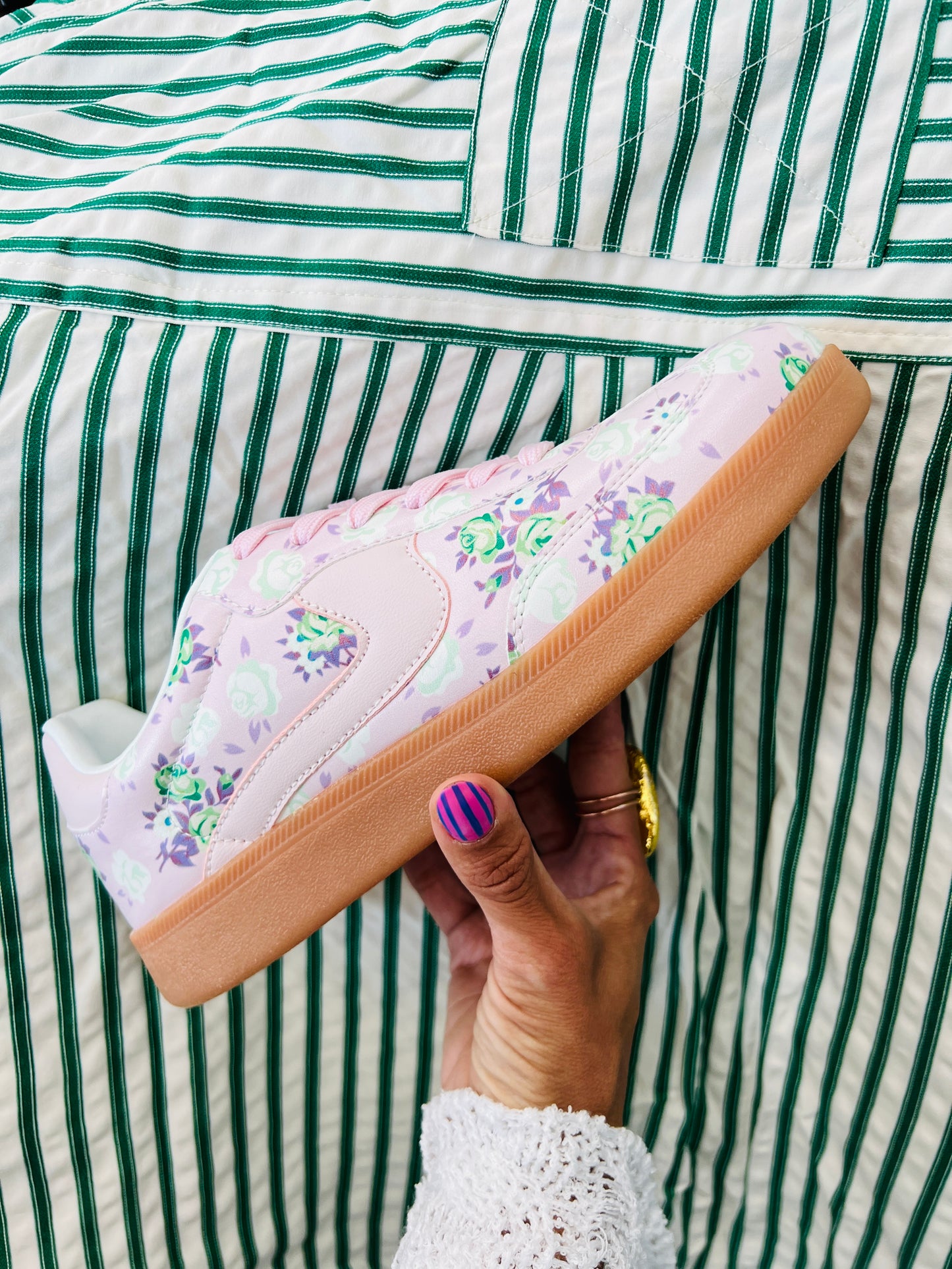 Pink Bloom To The Beat Sneakers