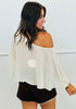 Asymmetric Hem Chiffon Poncho Top (Reg.) - 3 Colors