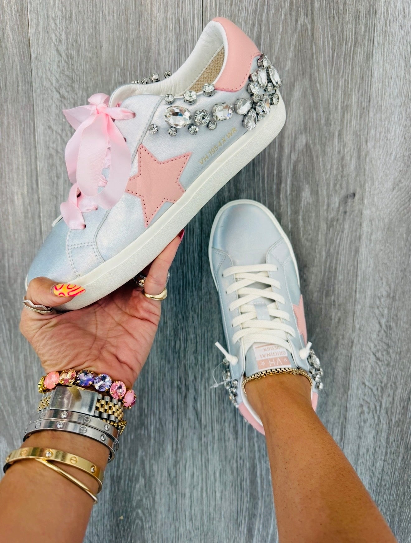 VH x WR Disco Dream Crystal Sneakers