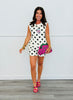 Polka Dot Sleeveless Top & Shorts Set (Reg.) - 4 Colors
