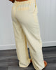Light Yellow Waist Tie Pleated Pants (Reg.)