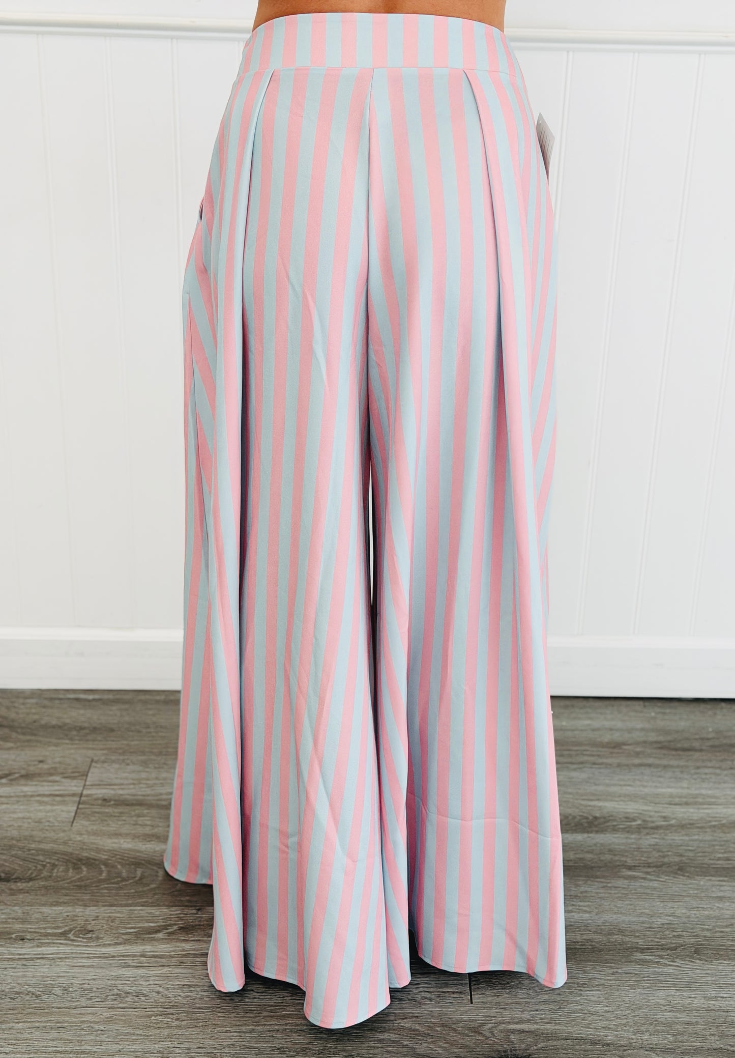 Striped Palazzo Pants (Reg. and Plus) - 5 Colors